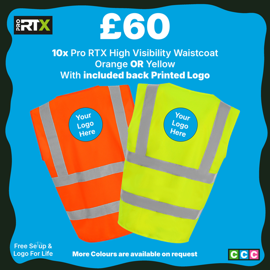 Hi- Vis Vest Bundle 10x