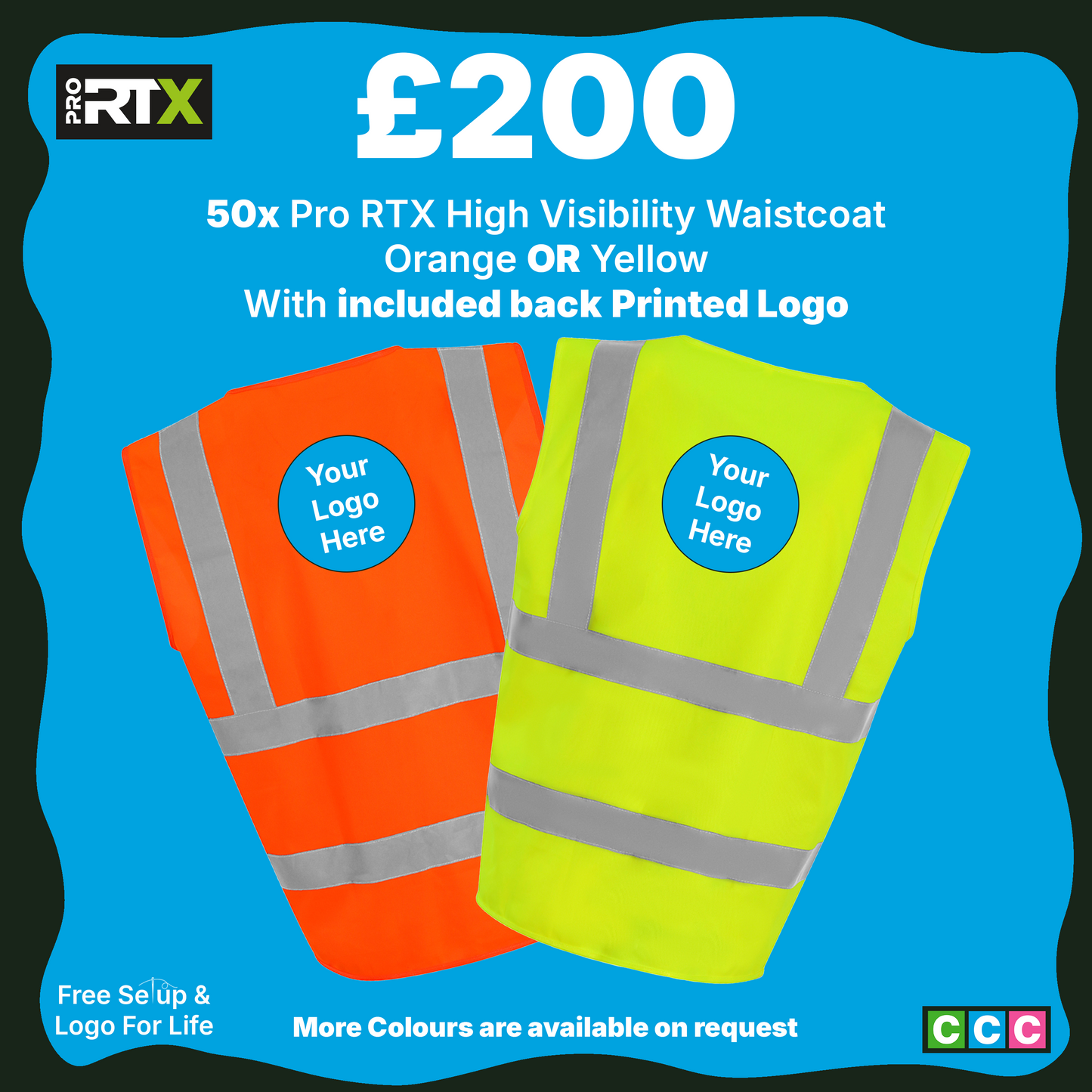Hi- Vis Vest Bundle 50x