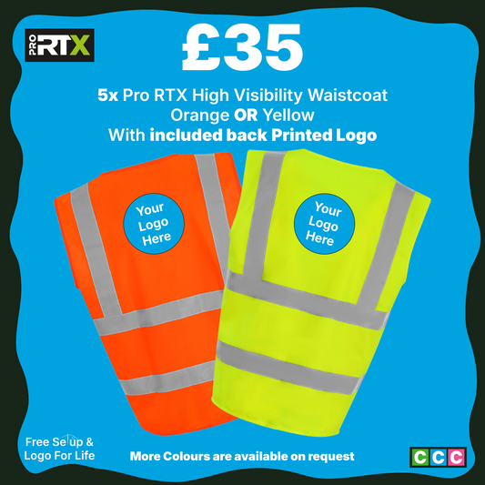 Hi- Vis Vest Bundle 5x