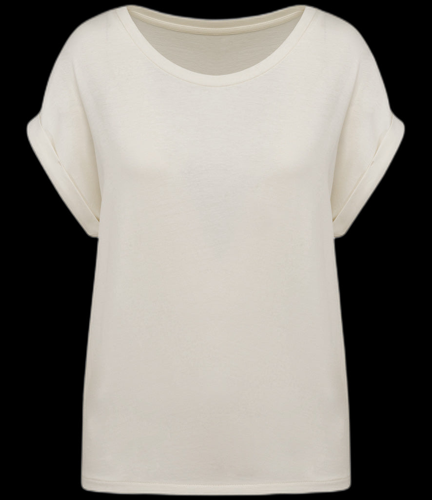 NS309 Native Spirit Ladies Roll-Up Sleeve T-Shirt