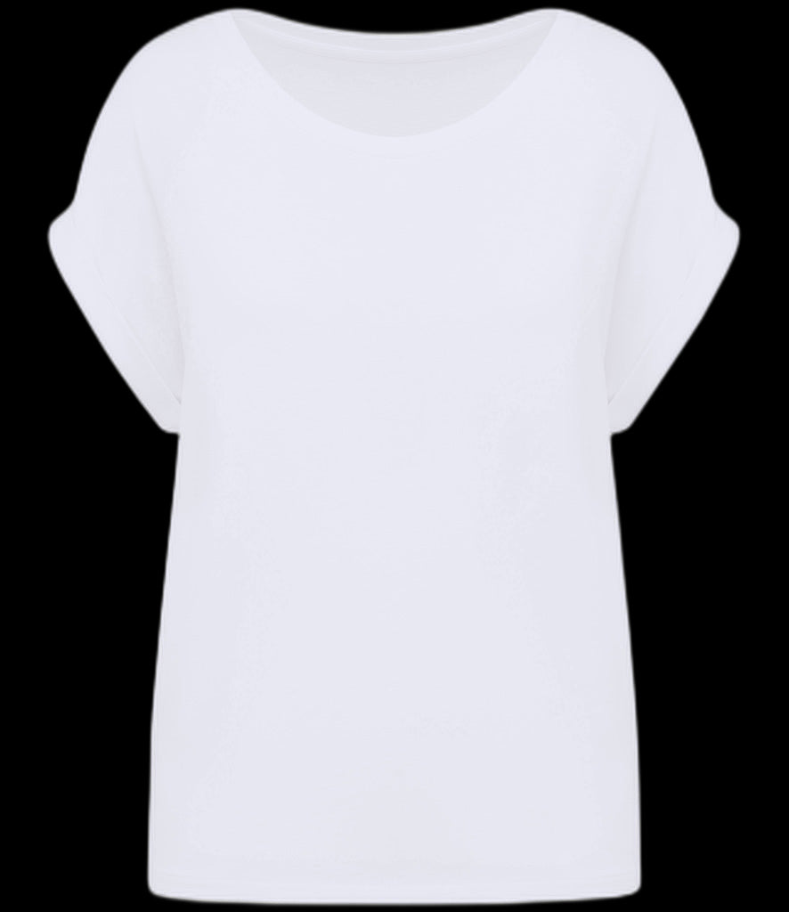 NS309 Native Spirit Ladies Roll-Up Sleeve T-Shirt