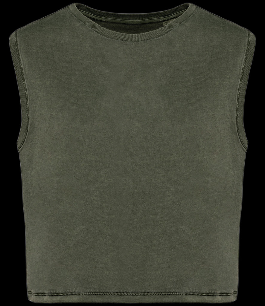 NS342 Native Spirit Ladies Cropped Tank Top