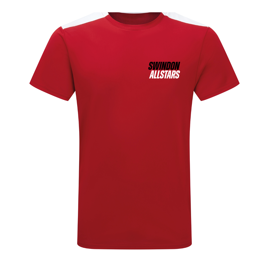 Swindon AllStars TriDri® contrast performance t-shirt