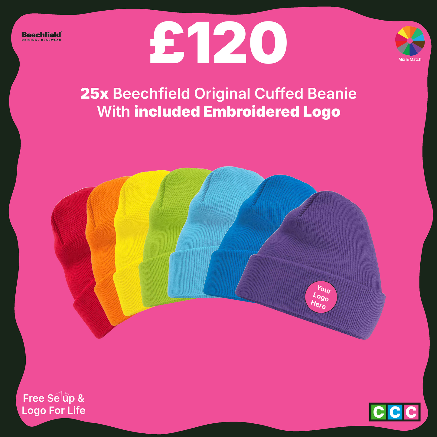 The Beechfield Beanie Bundle 25x