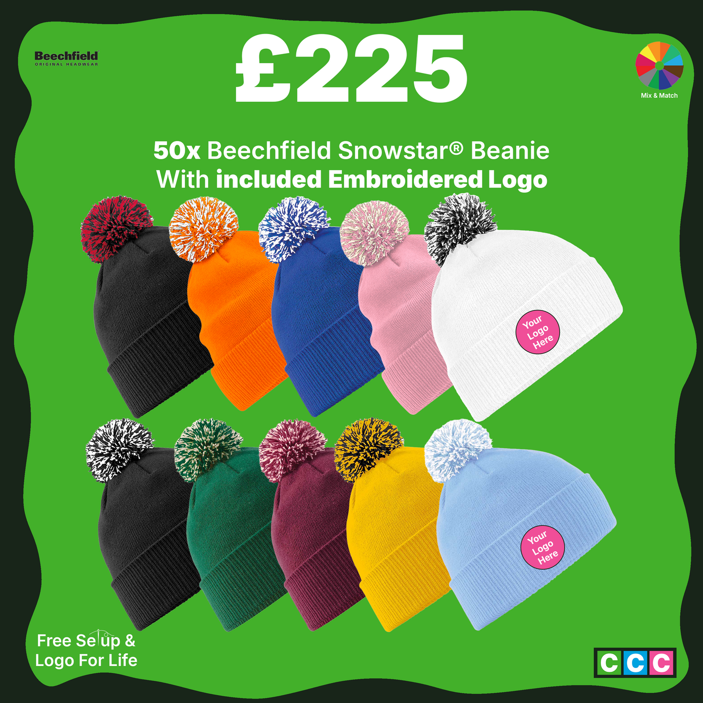 The Beechfield Snowstar® Beanie Bundle 50x