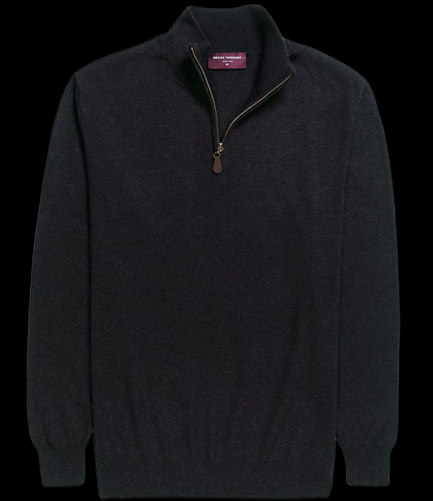 BK555 Brook Taverner Dallas Zip Neck Sweater