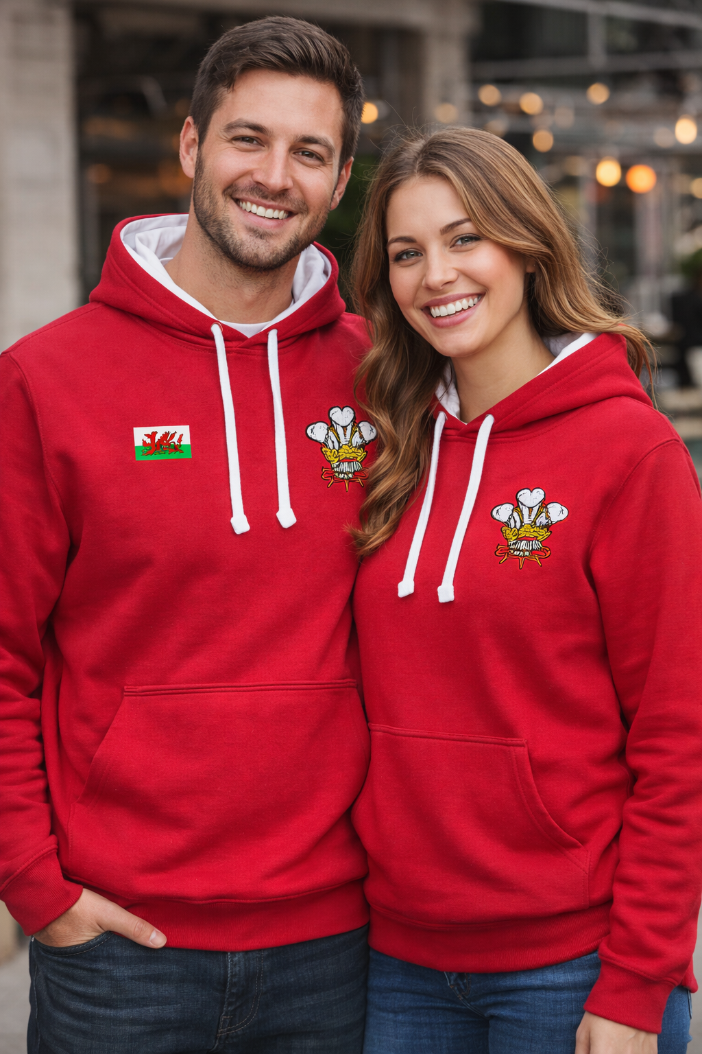 Wales Rugby Supporter Hoodie – Red | Women’s Unisex Six Nations Hoody