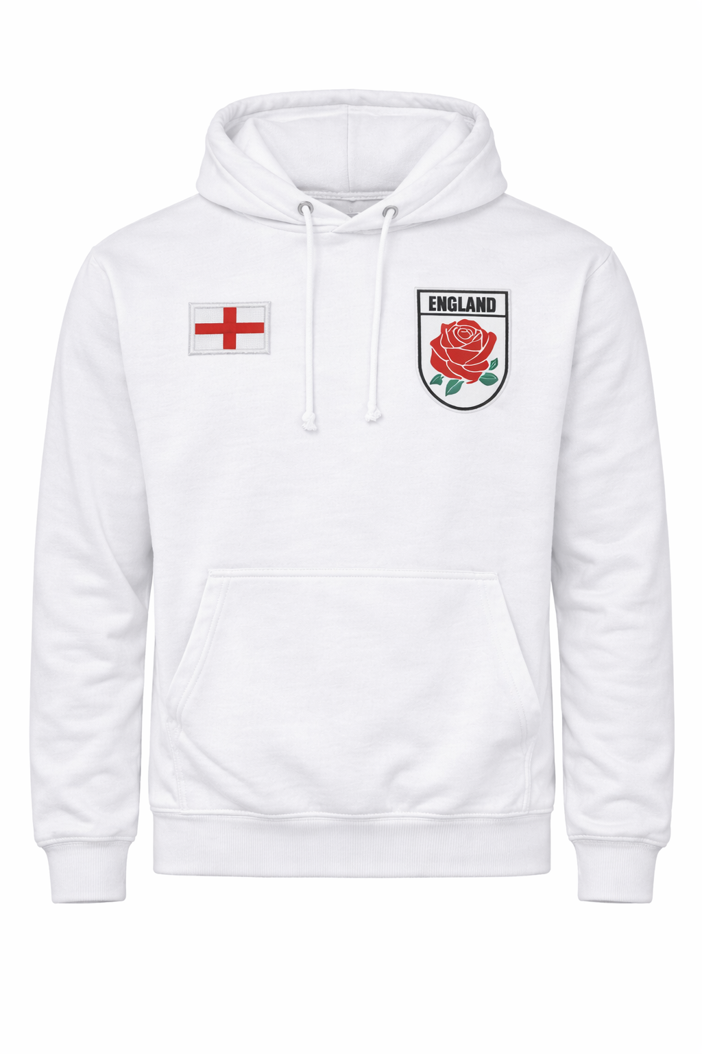 Women’s England Hoodie – Unisex Fit | St George’s Cross & England Rose