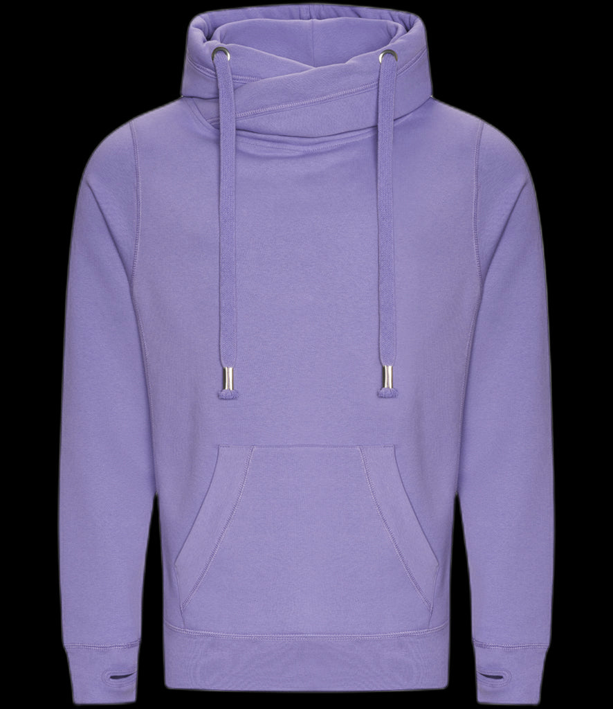 JH021 AWDis Cross Neck Hoodie