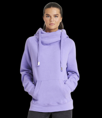 JH021 AWDis Cross Neck Hoodie