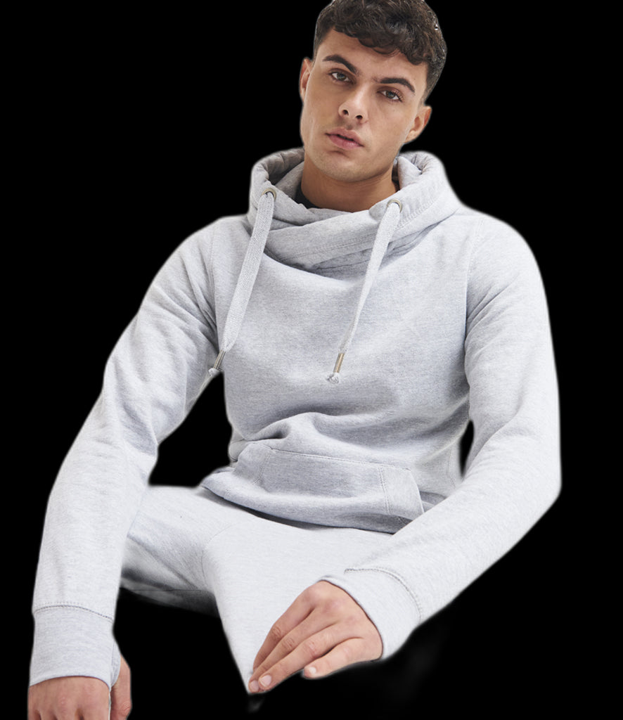 JH021 AWDis Cross Neck Hoodie