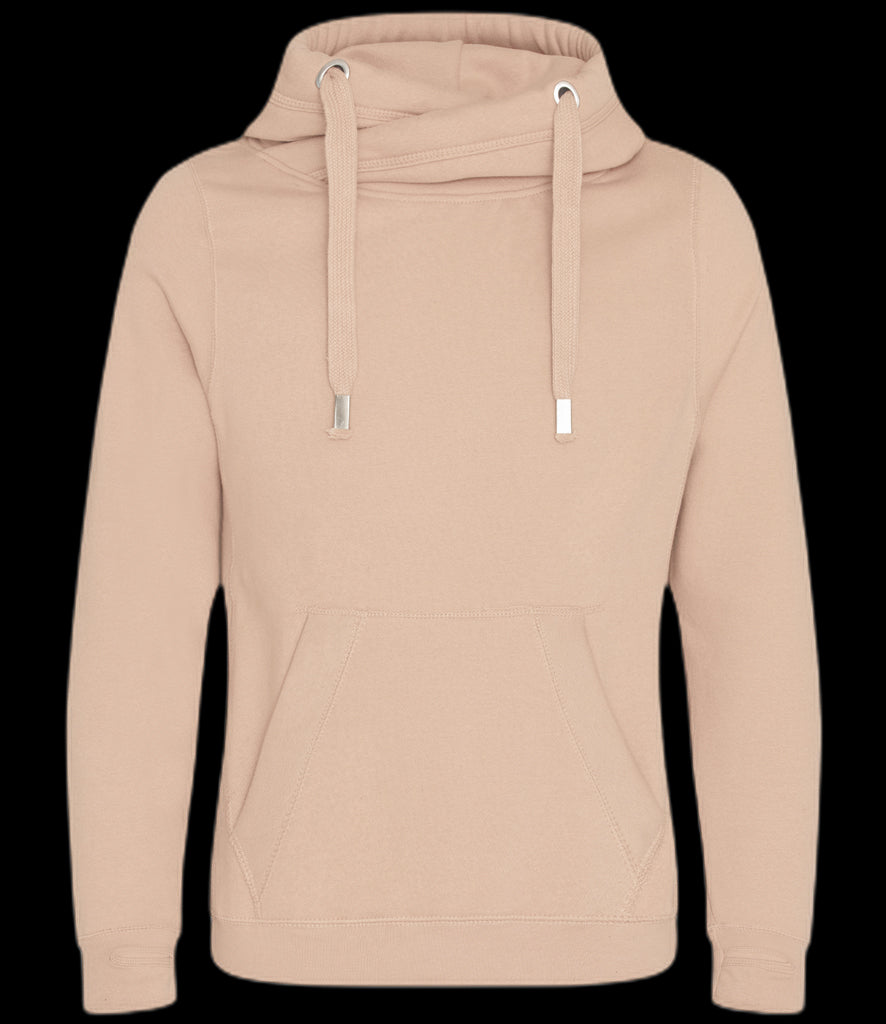 JH021 AWDis Cross Neck Hoodie