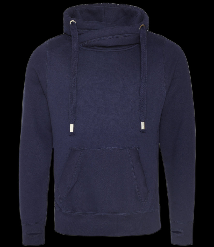 JH021 AWDis Cross Neck Hoodie