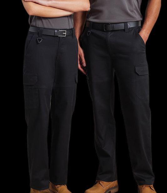 PR565 Premier Unisex Stretchchecker Work Cargo Trousers