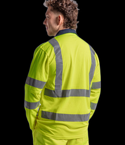 RX715 Pro RTX High Visibility Long Sleeve Polo Shirt